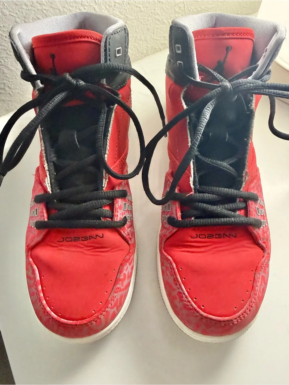 Jordan vibrant red